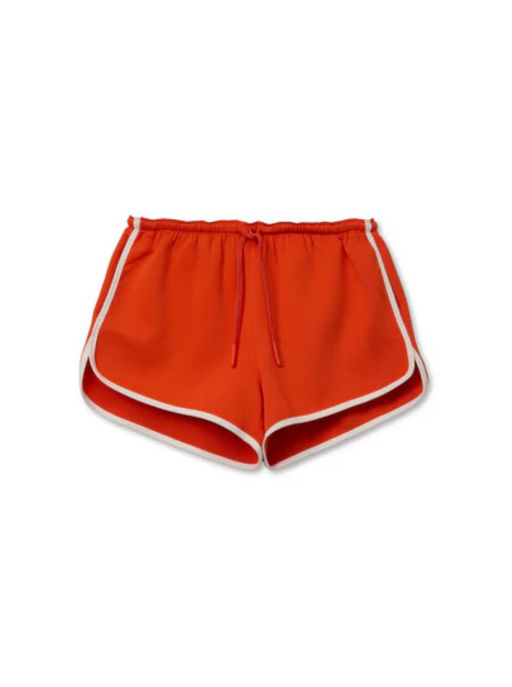 Leo Sporty Short | Clementine / Ivory