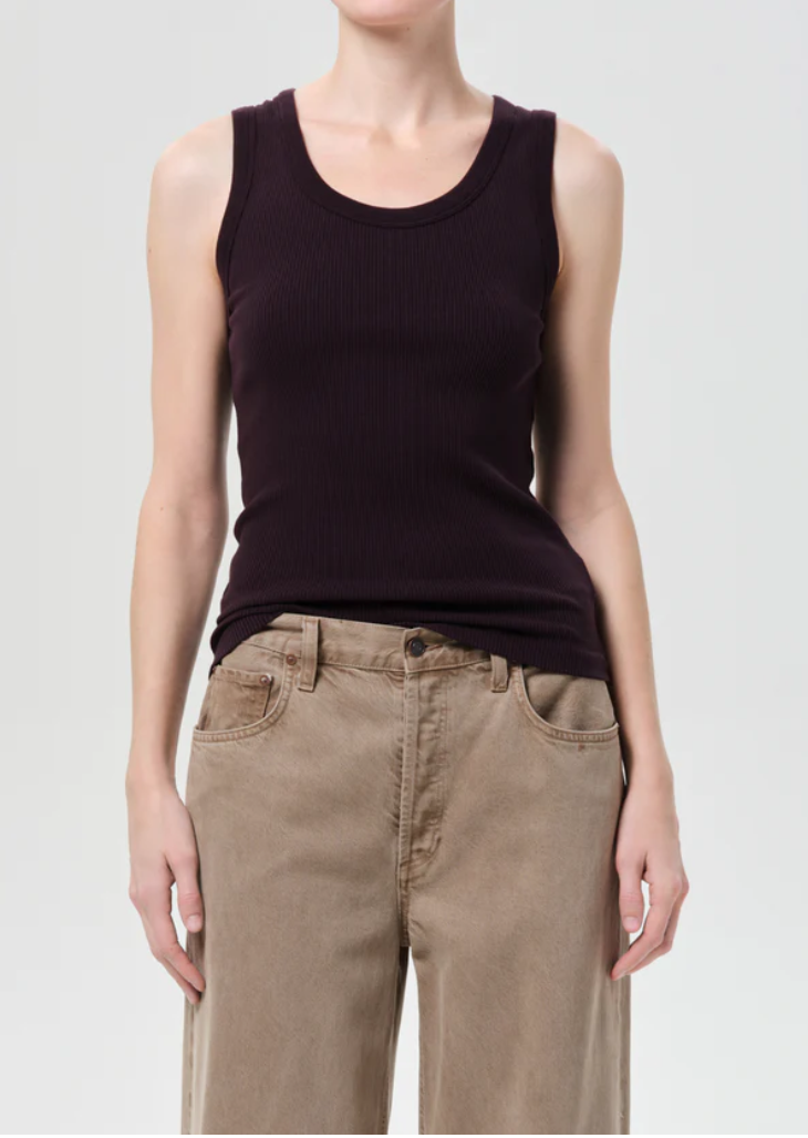Poppy Tank | Eggplant