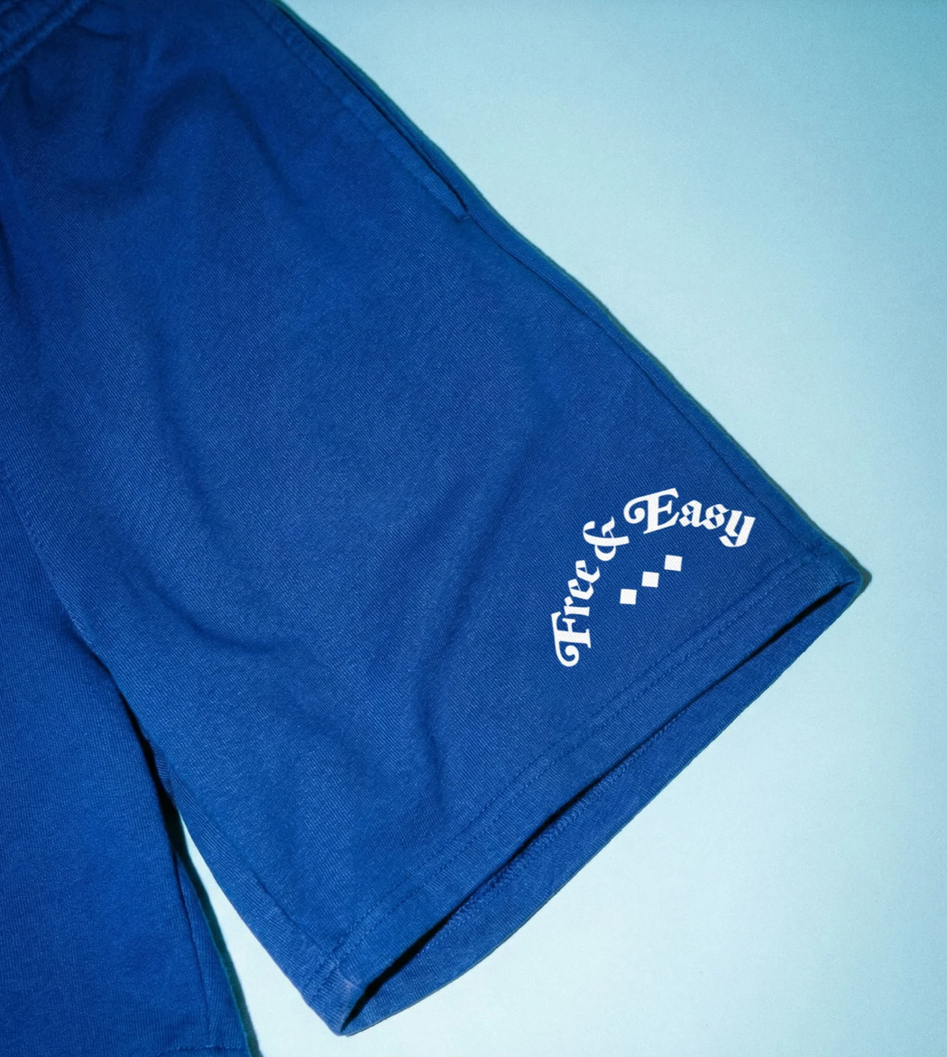 Uni Eco Fleece Shorts | Royal Blue