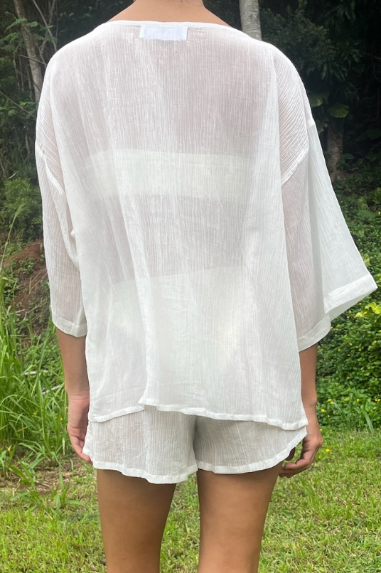 Delilah Rose Short | Sheer Chiffon
