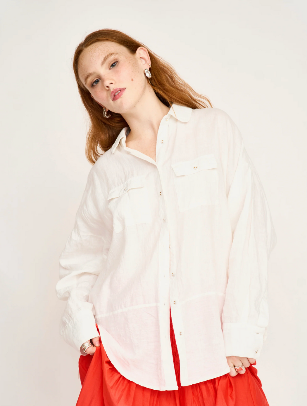 Kyoto Shirt | White Linen