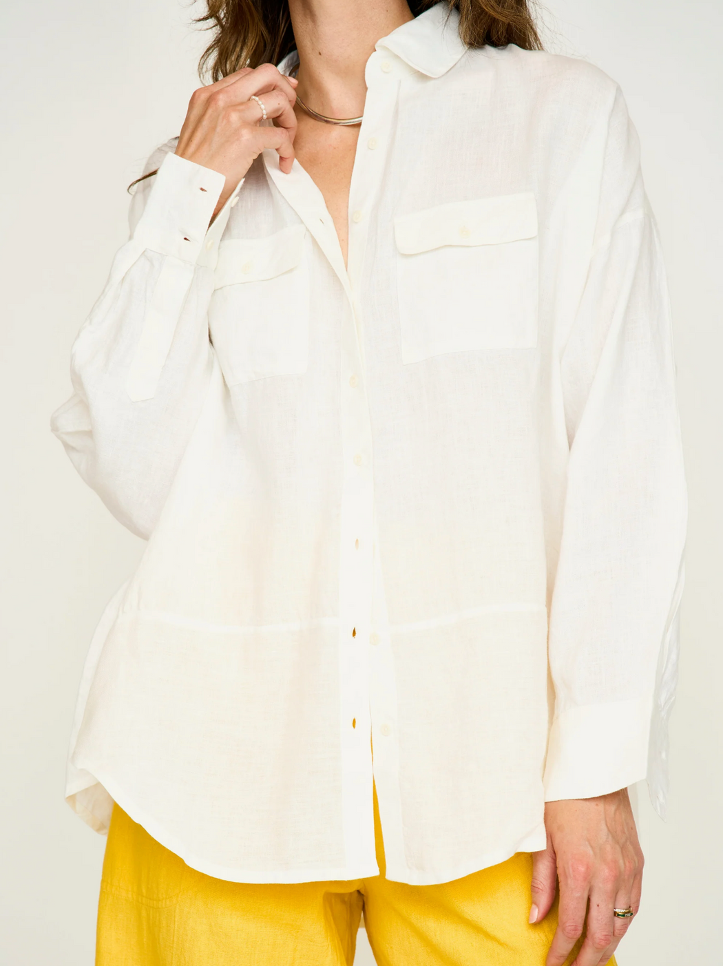 Kyoto Shirt | White Linen