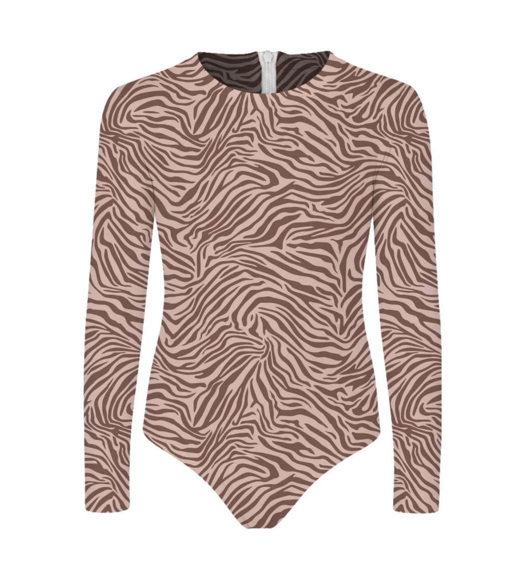 Littles Long Sleeve Bodysuit | Sahara Dusk