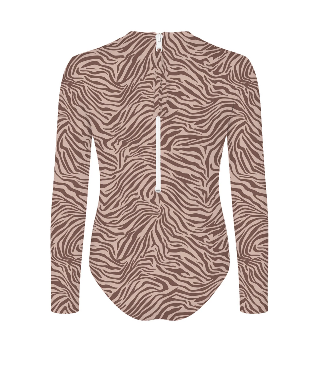 Littles Long Sleeve Bodysuit | Sahara Dusk