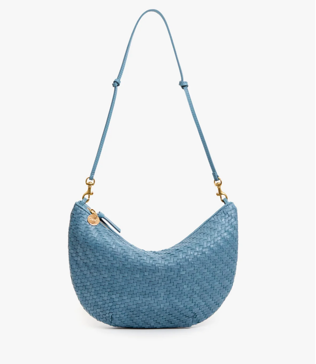 Lune | Desert Blue Woven Zig-Zag