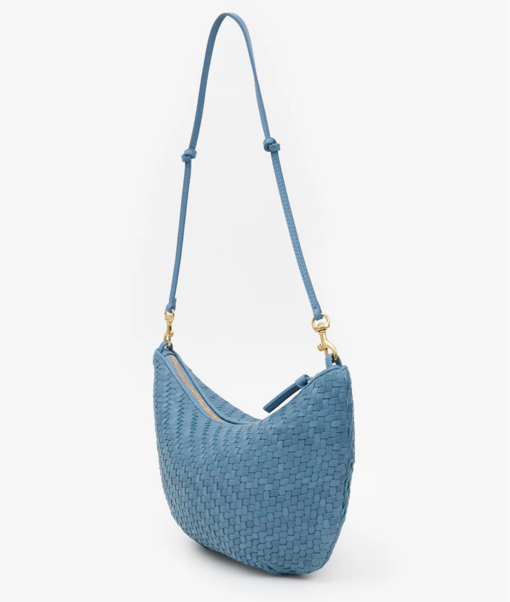 Lune | Desert Blue Woven Zig-Zag