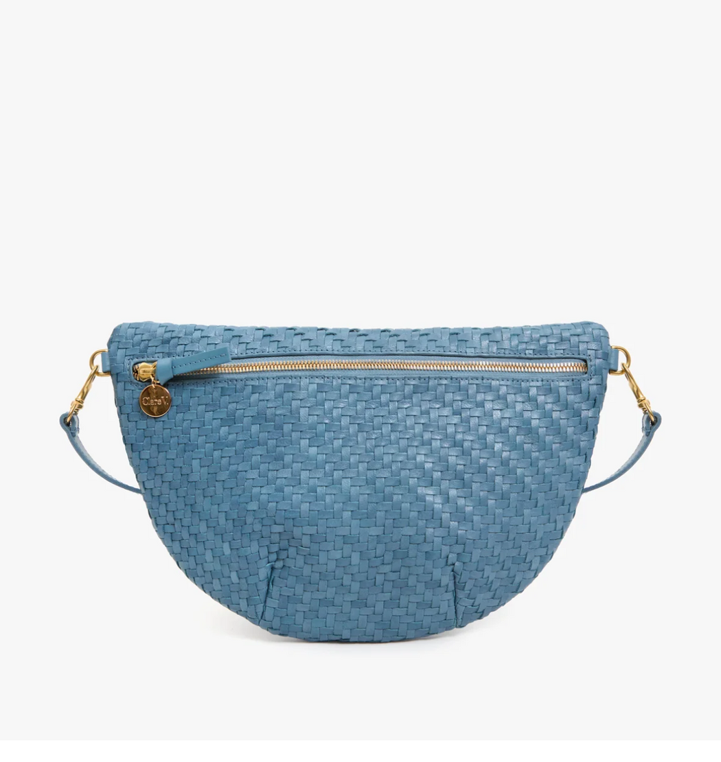 Grande Fanny | Desert Blue Woven Zig-Zag