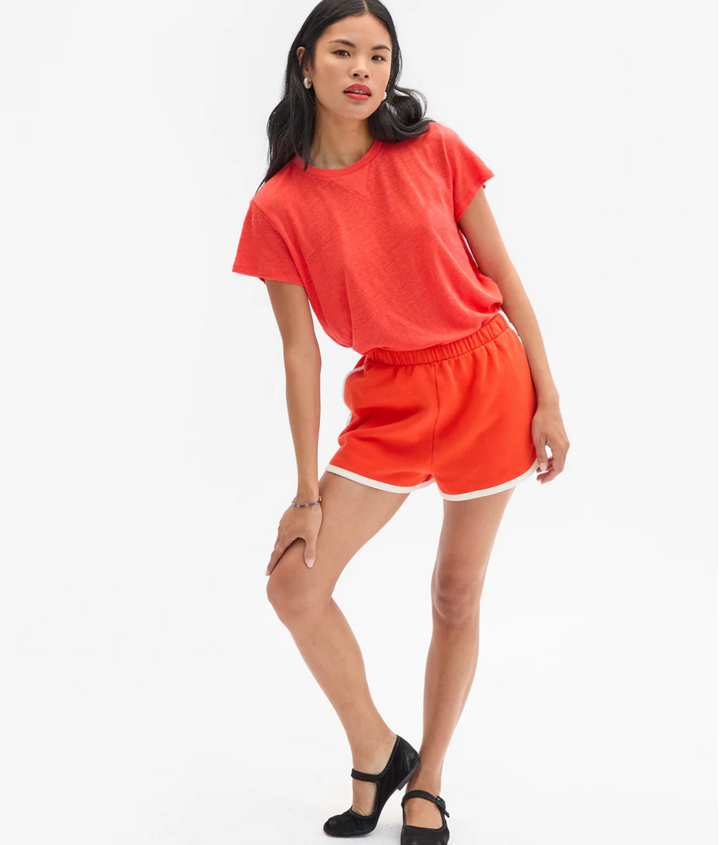 Le Jogging Short | L'Orange w/ Cream Piping