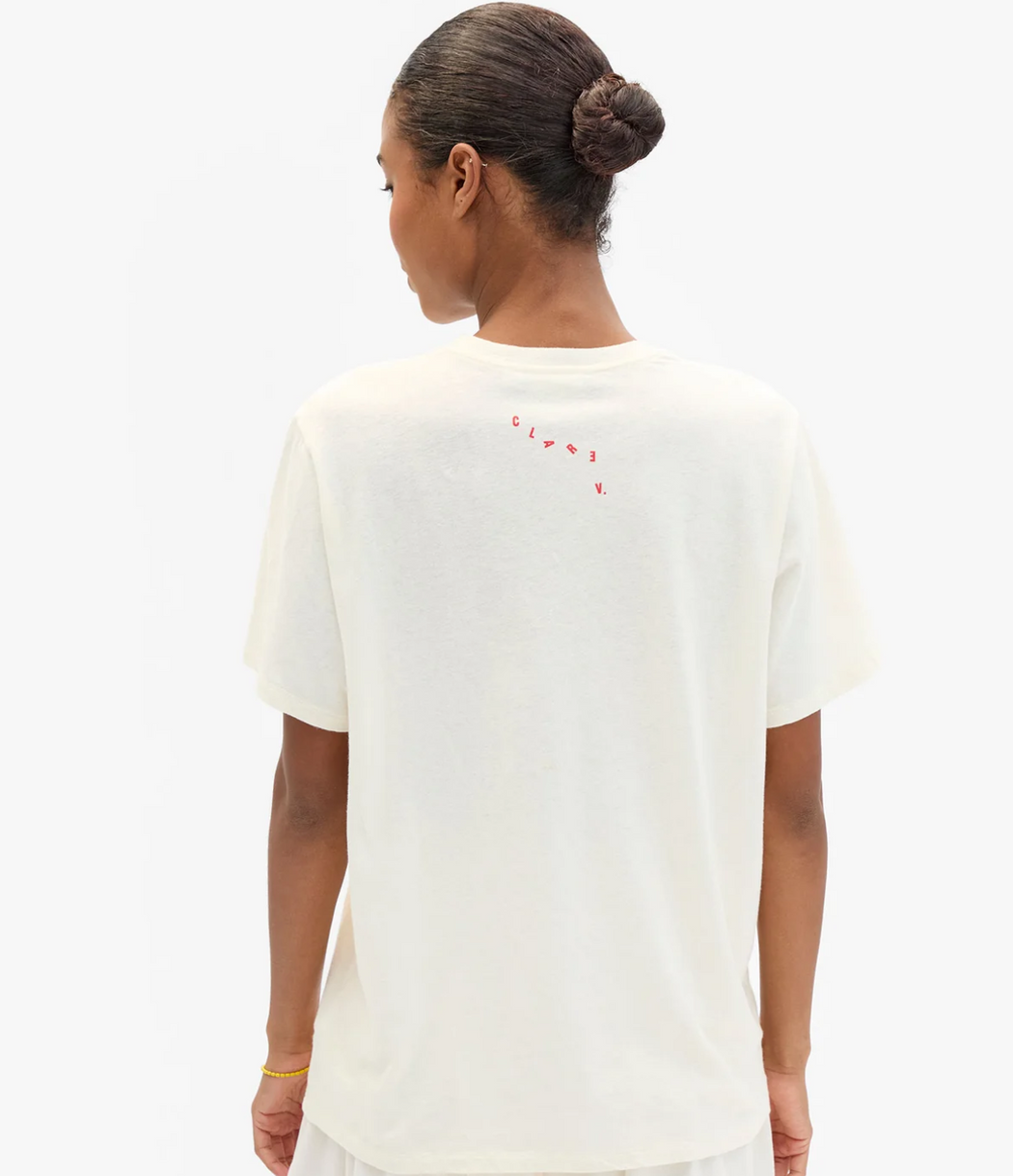 Original Tee | Cream Cotton / Linen Moules Frites