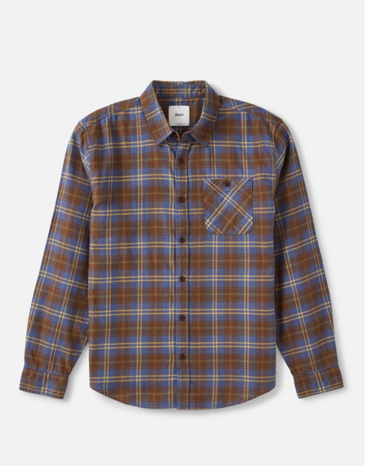 Derek Flannel | Washed Blue