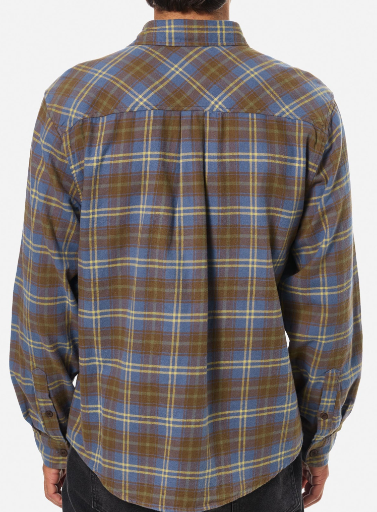 Derek Flannel | Washed Blue