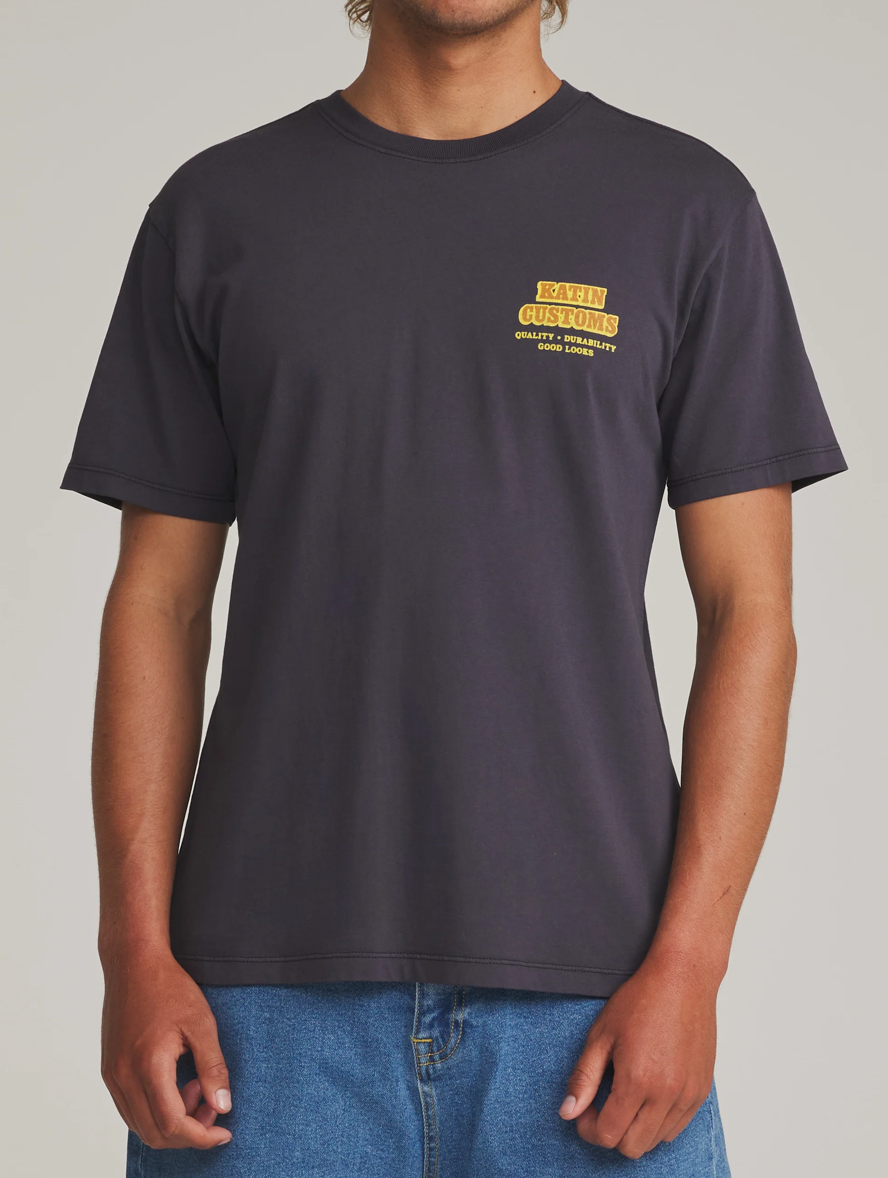 Lorry Tee | Polar Navy Vintage Wash