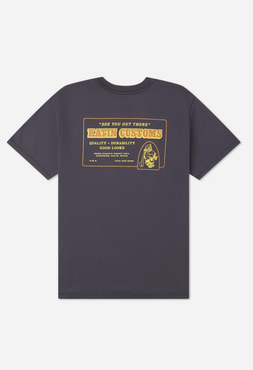 Lorry Tee | Polar Navy Vintage Wash