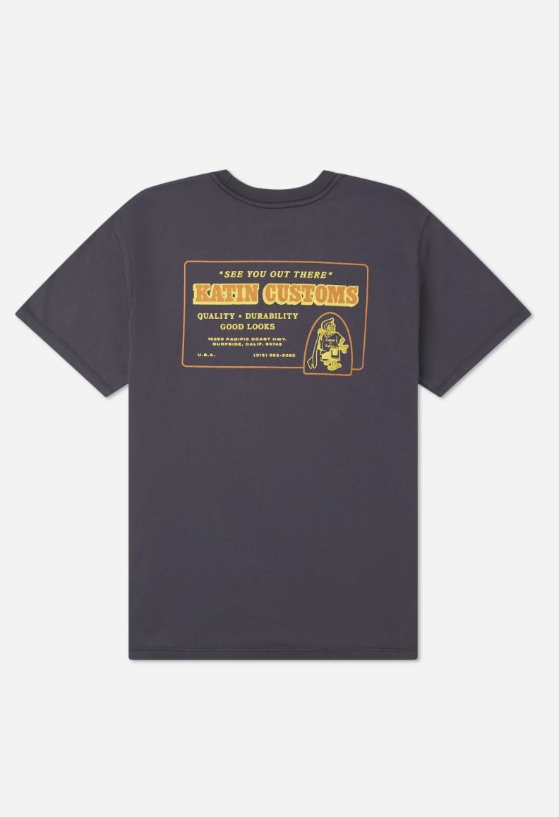 Lorry Tee | Polar Navy Vintage Wash