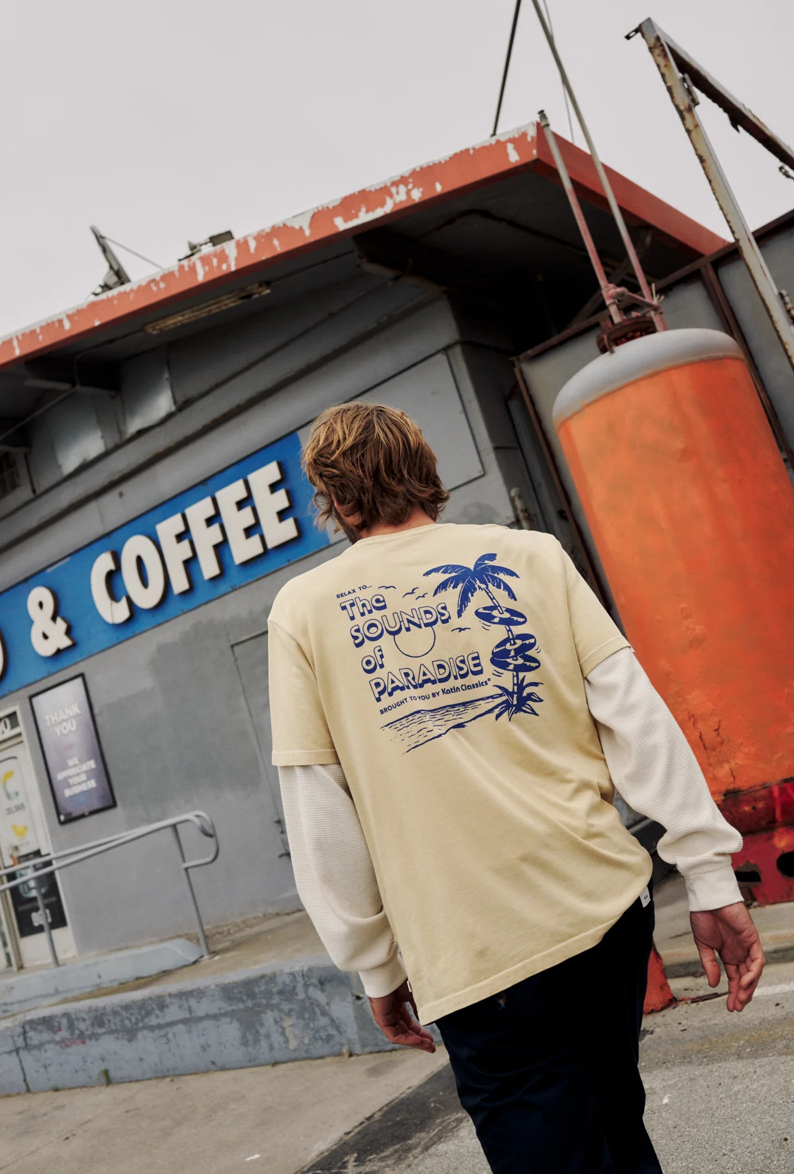 Sonics Tee | Dusty Yellow Vintage Wash