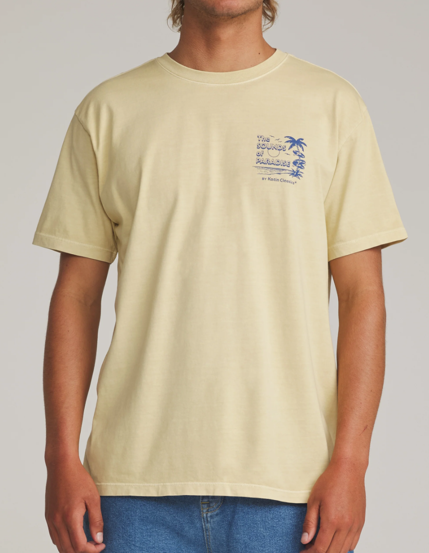 Sonics Tee | Dusty Yellow Vintage Wash
