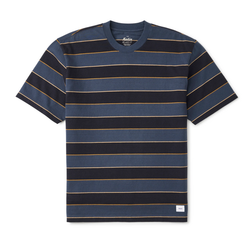 Chip Box Fit Tee | Washed Blue