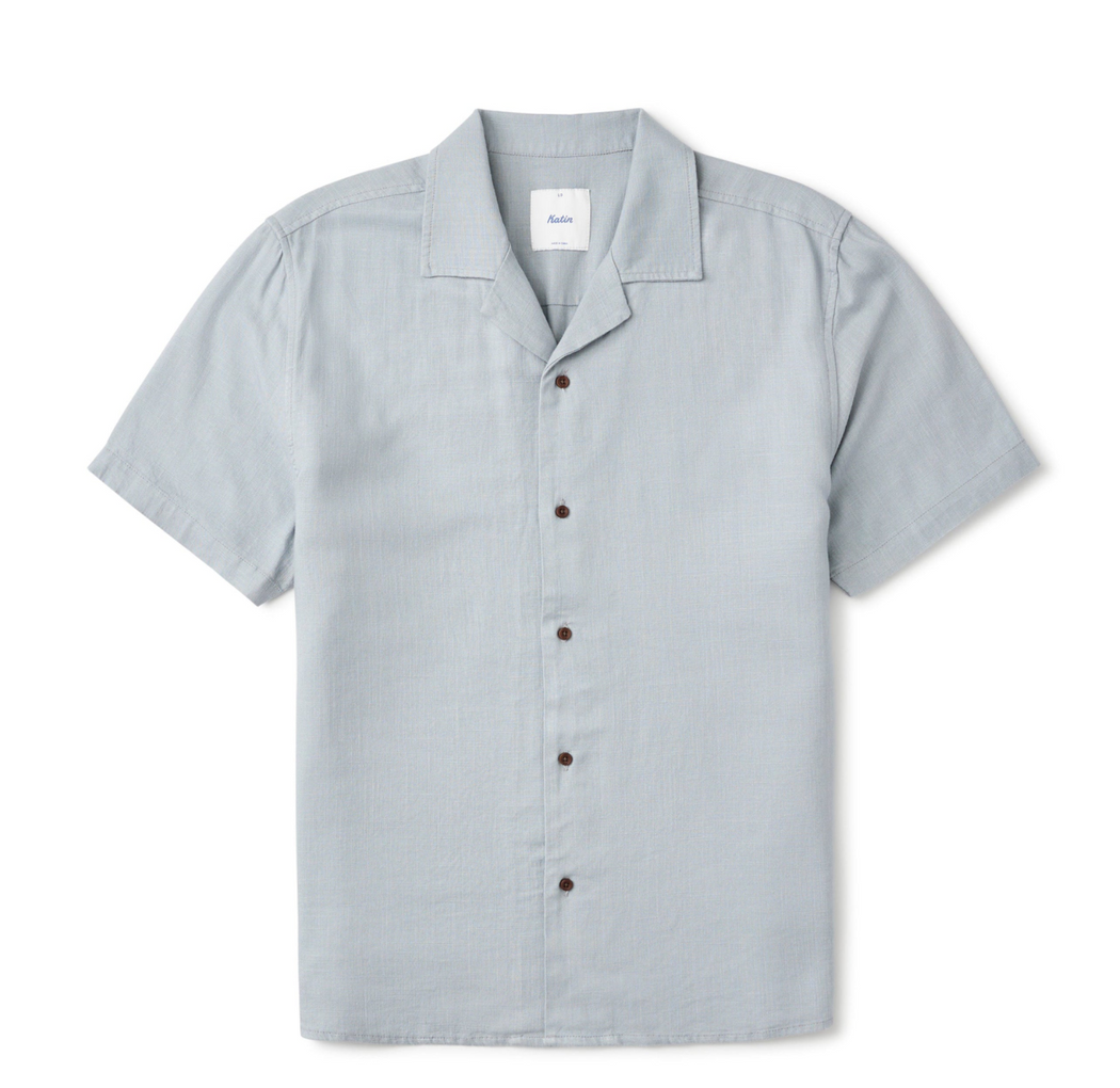 Teller Shirt | Gray Blue