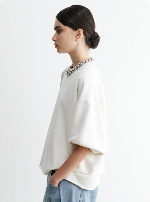Fond Sweatshirt | Dirty White
