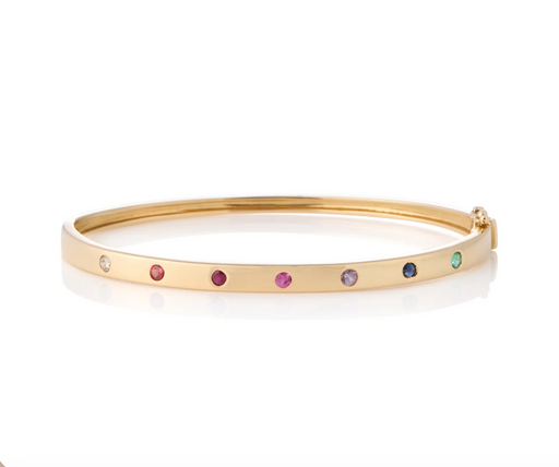 Rainbow Dot Bangle