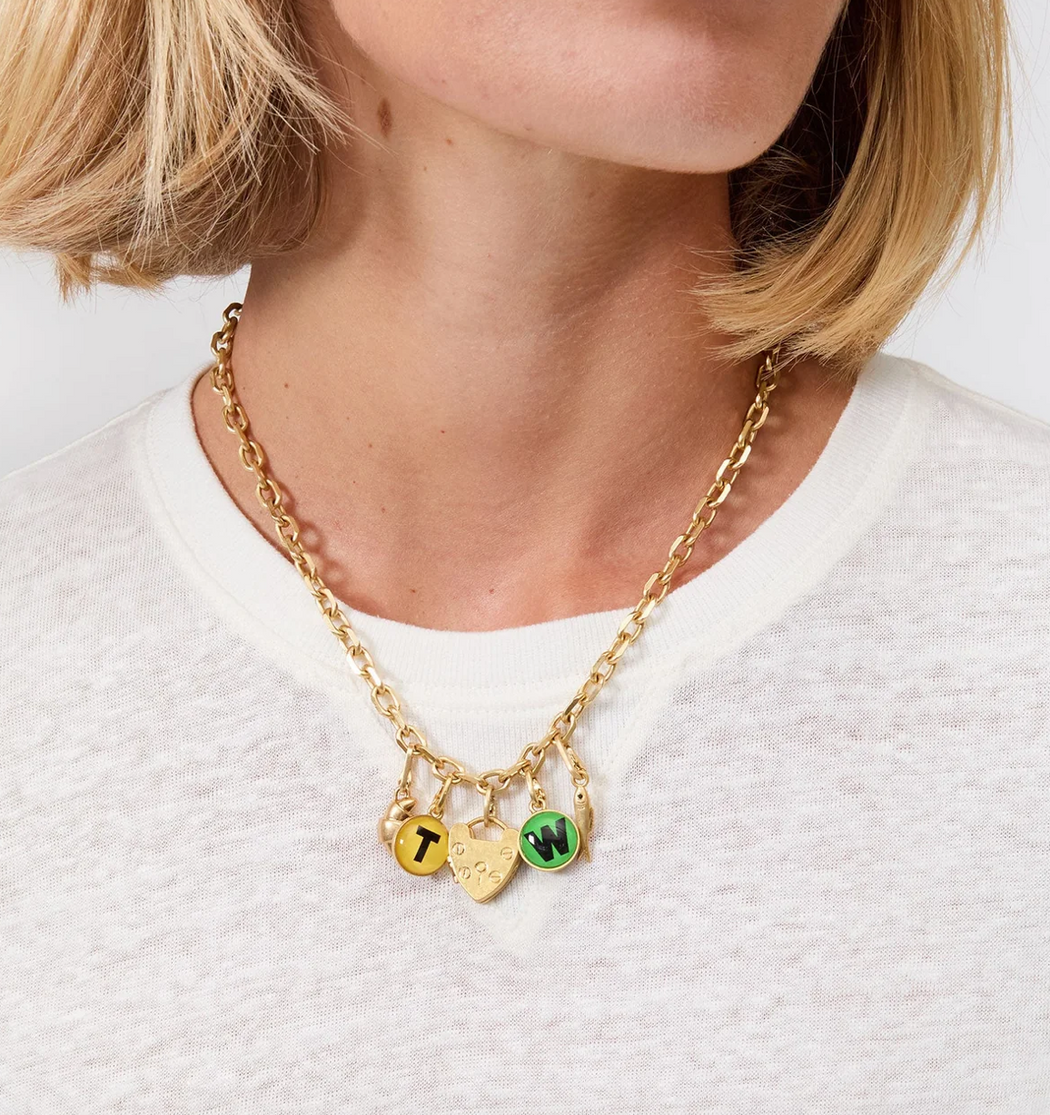 Padlock Locket | Vintage Gold