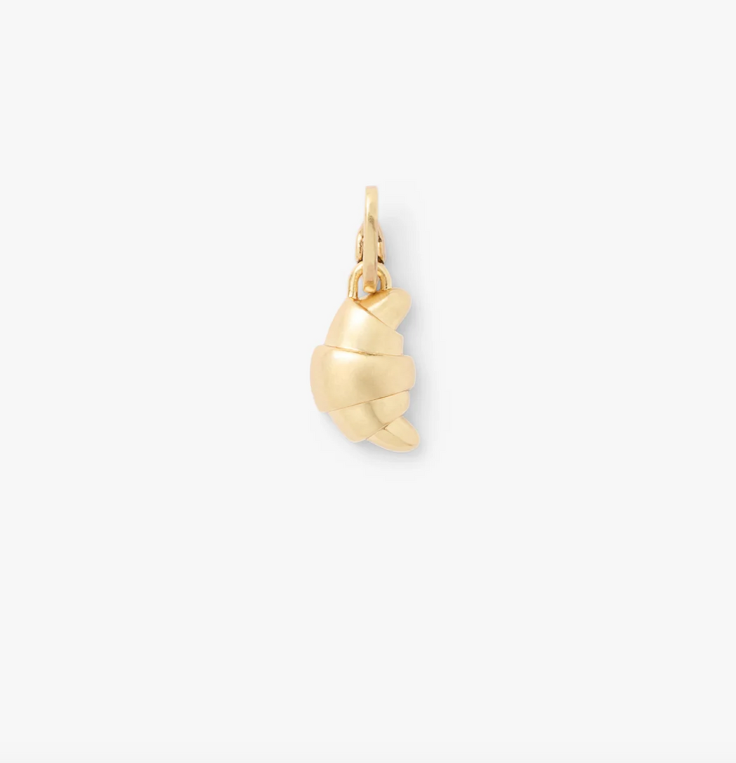 Croissant Charm | Vintage Gold