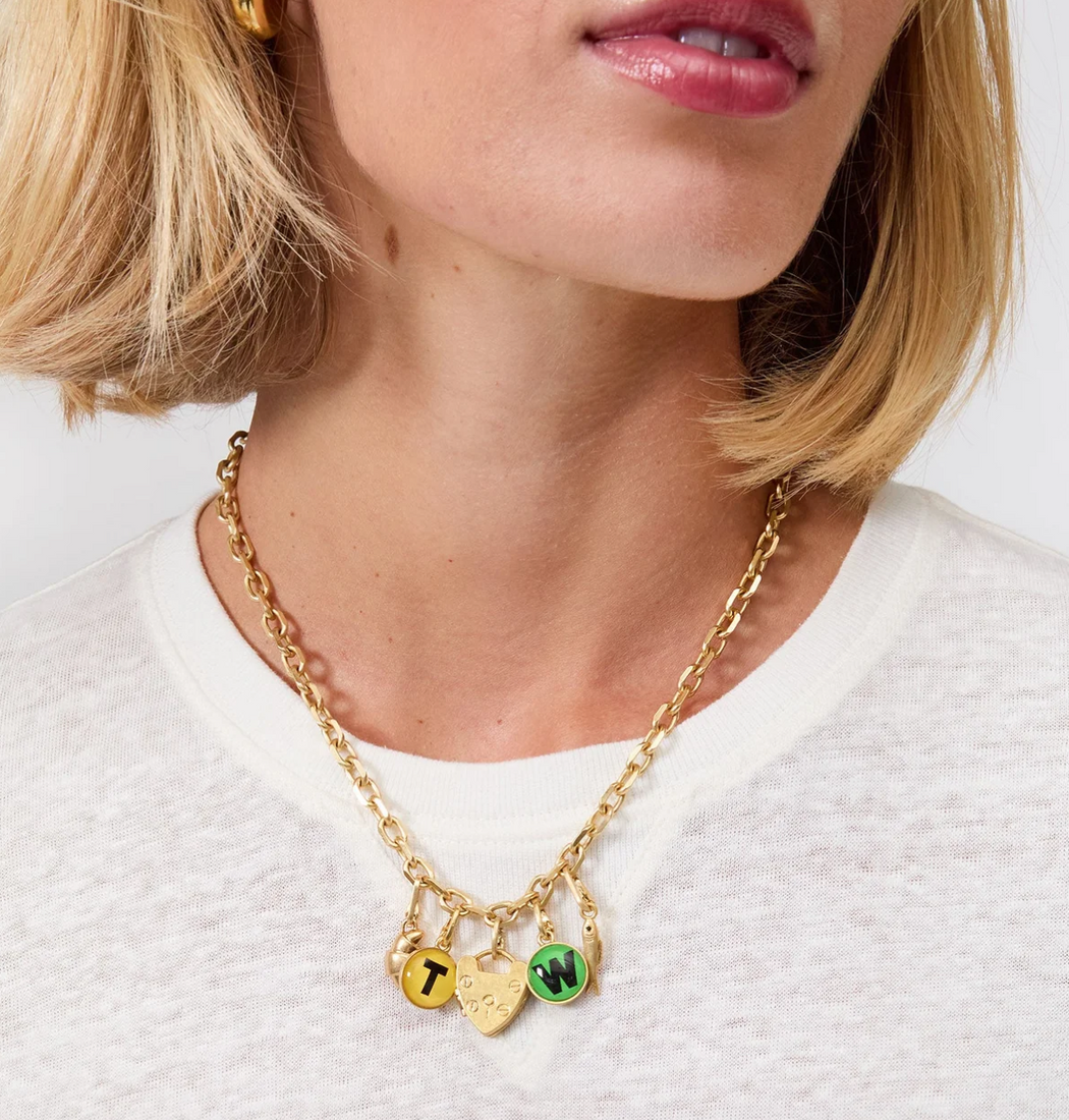 Charm Chain Necklace | Vintage Gold