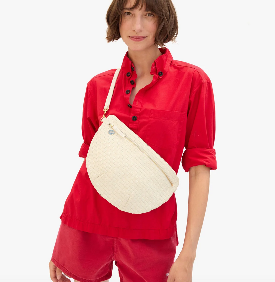 Grande Fanny | Woven Checker Cream