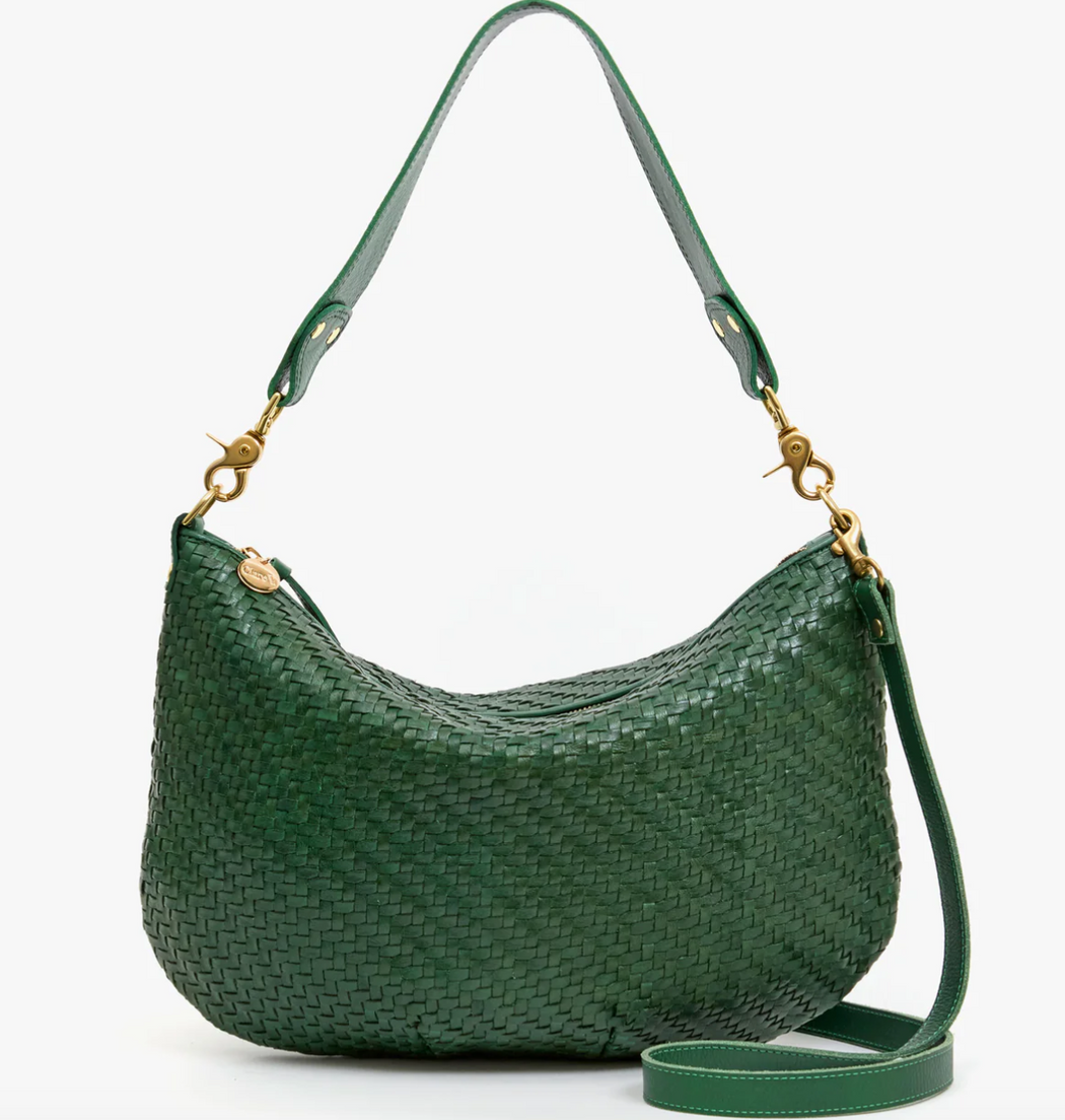 Moyen Messenger | Woven Zig-Zag Evergreen