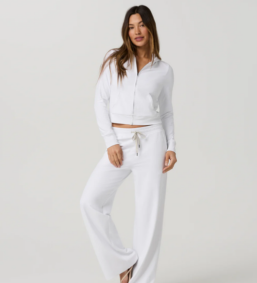 Halo Mini Full Zip Hoodie | White