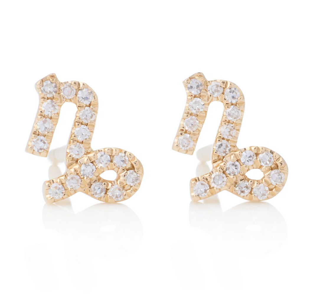 Capricorn | Stud Earrings