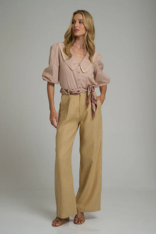Shiva Pant | Linen Chai