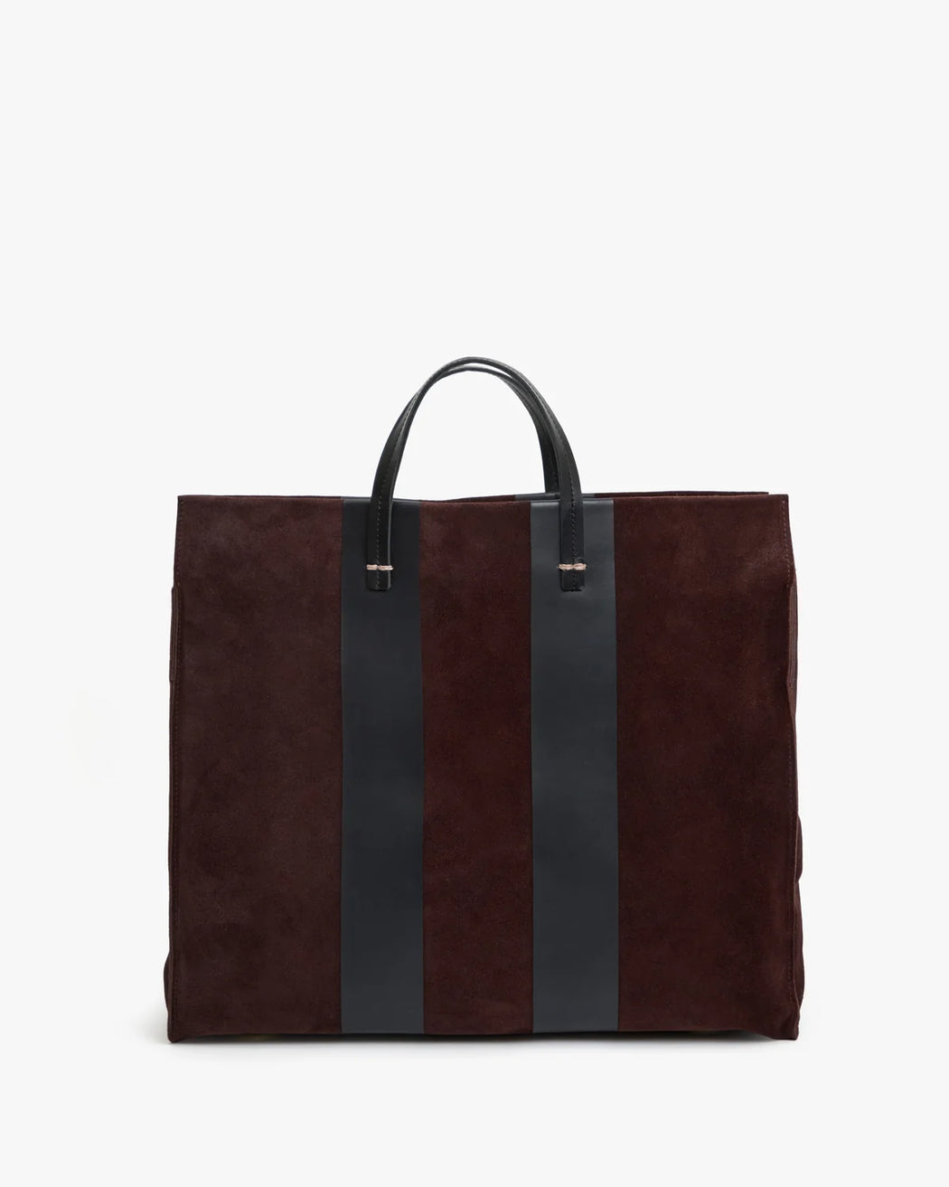 Simple Tote | Suede w/Racing Stripes