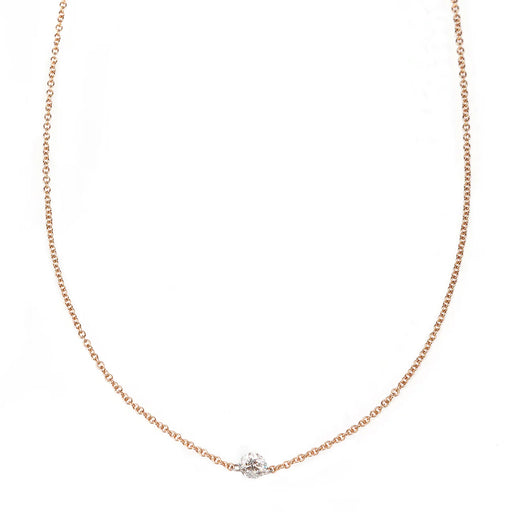 Single Diamond Necklace