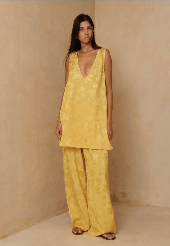 Solana Pants | Amber Yellow
