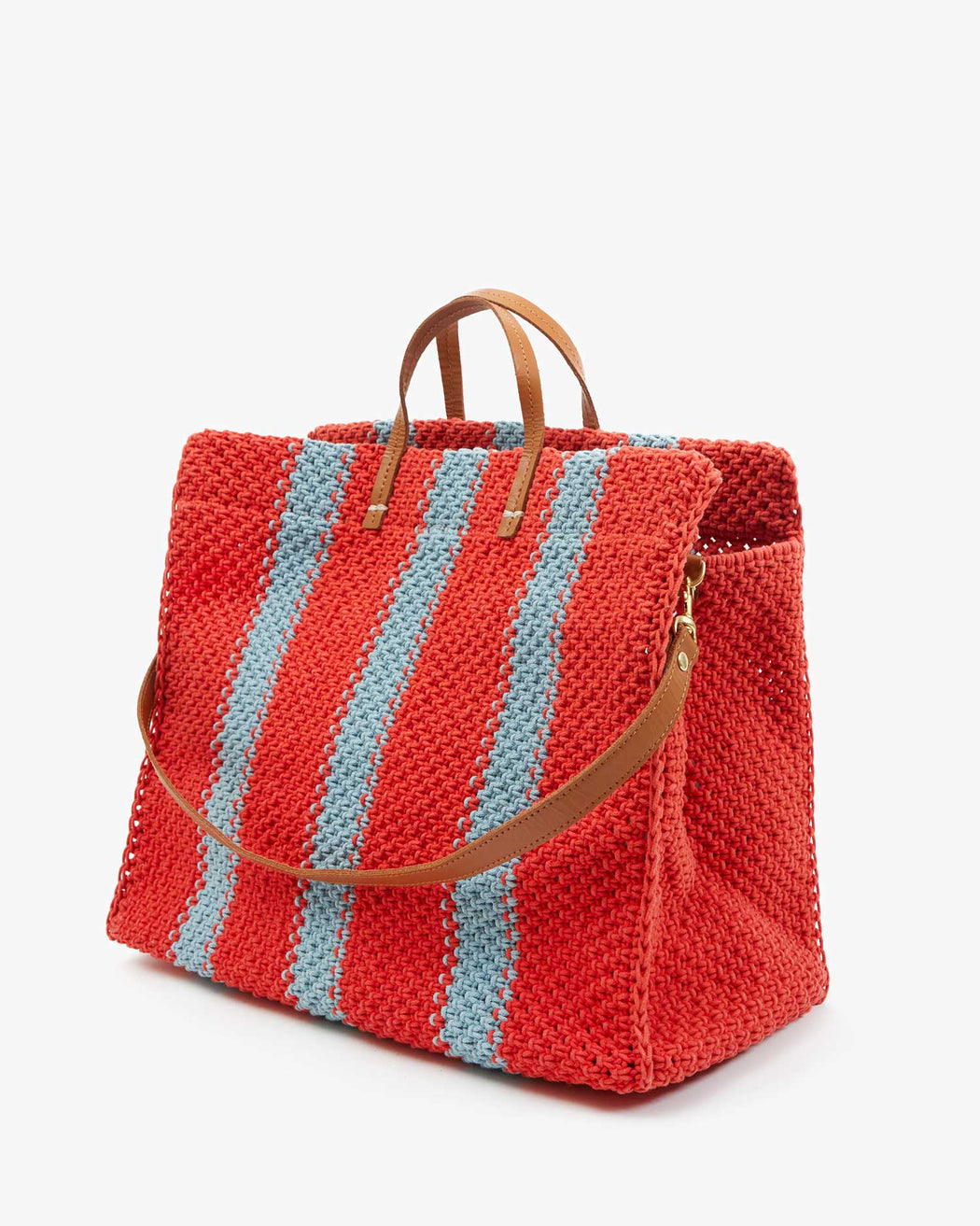 Summer Tote l Bright Poppy & SUnfaded Blue CIao