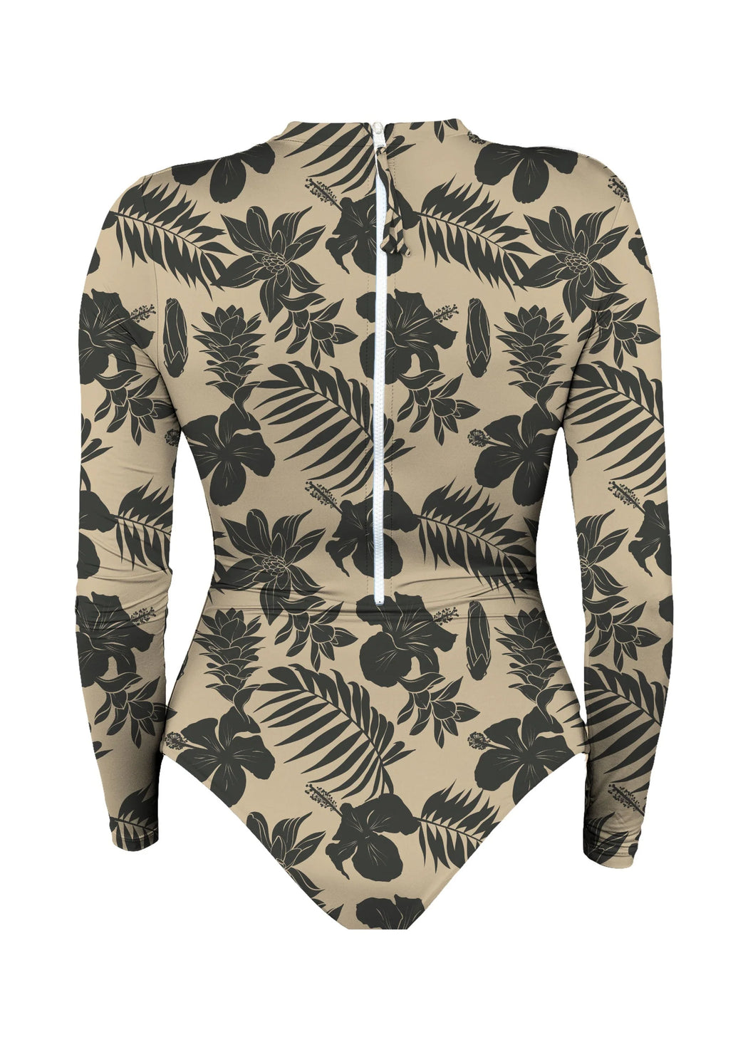 Long Sleeve Bodysuit | Tan Oasis