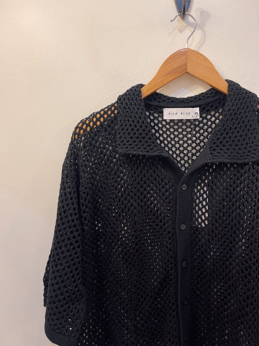 Gabi Shirt | Black Knit