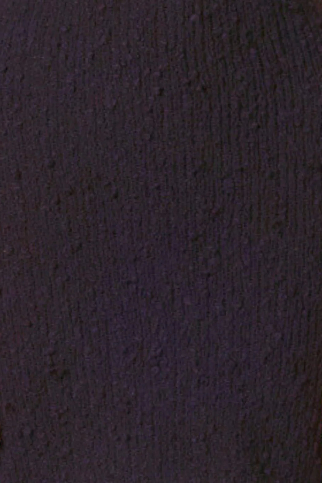 Black Boucle Knit Mini Dress