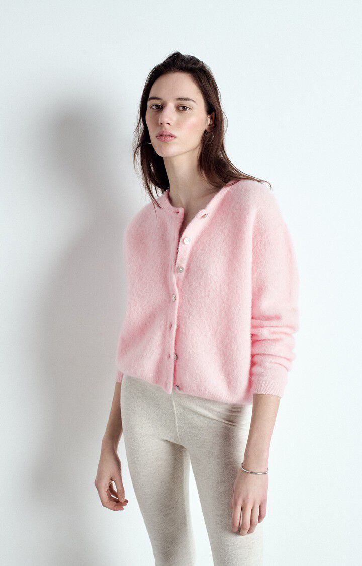 Womens Cardigan Vitow | Melange Sugared Almond