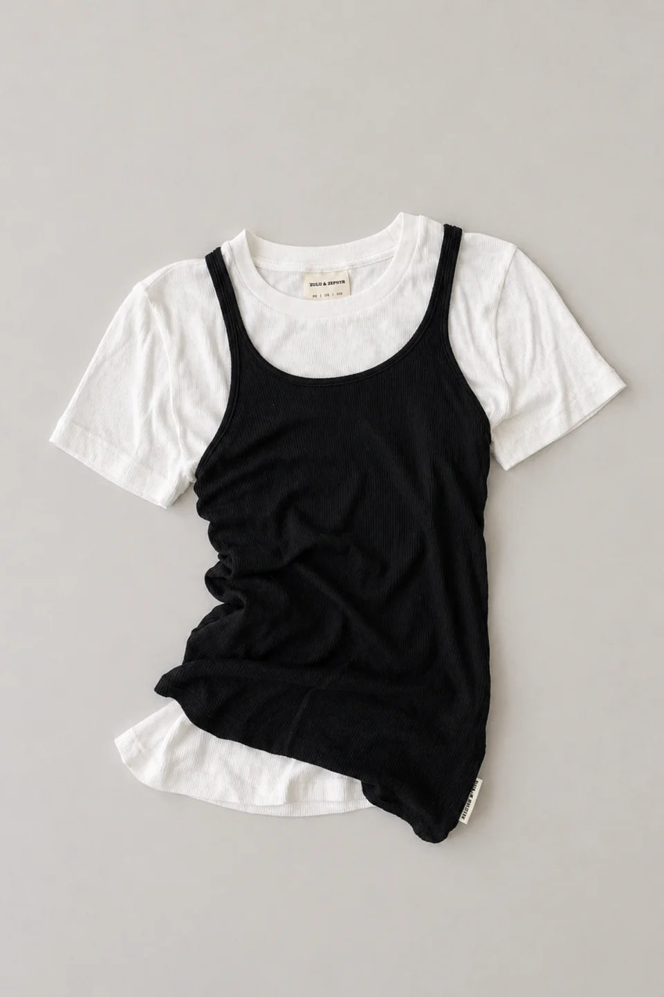 Rib Hemp Jersey T-Shirt | White
