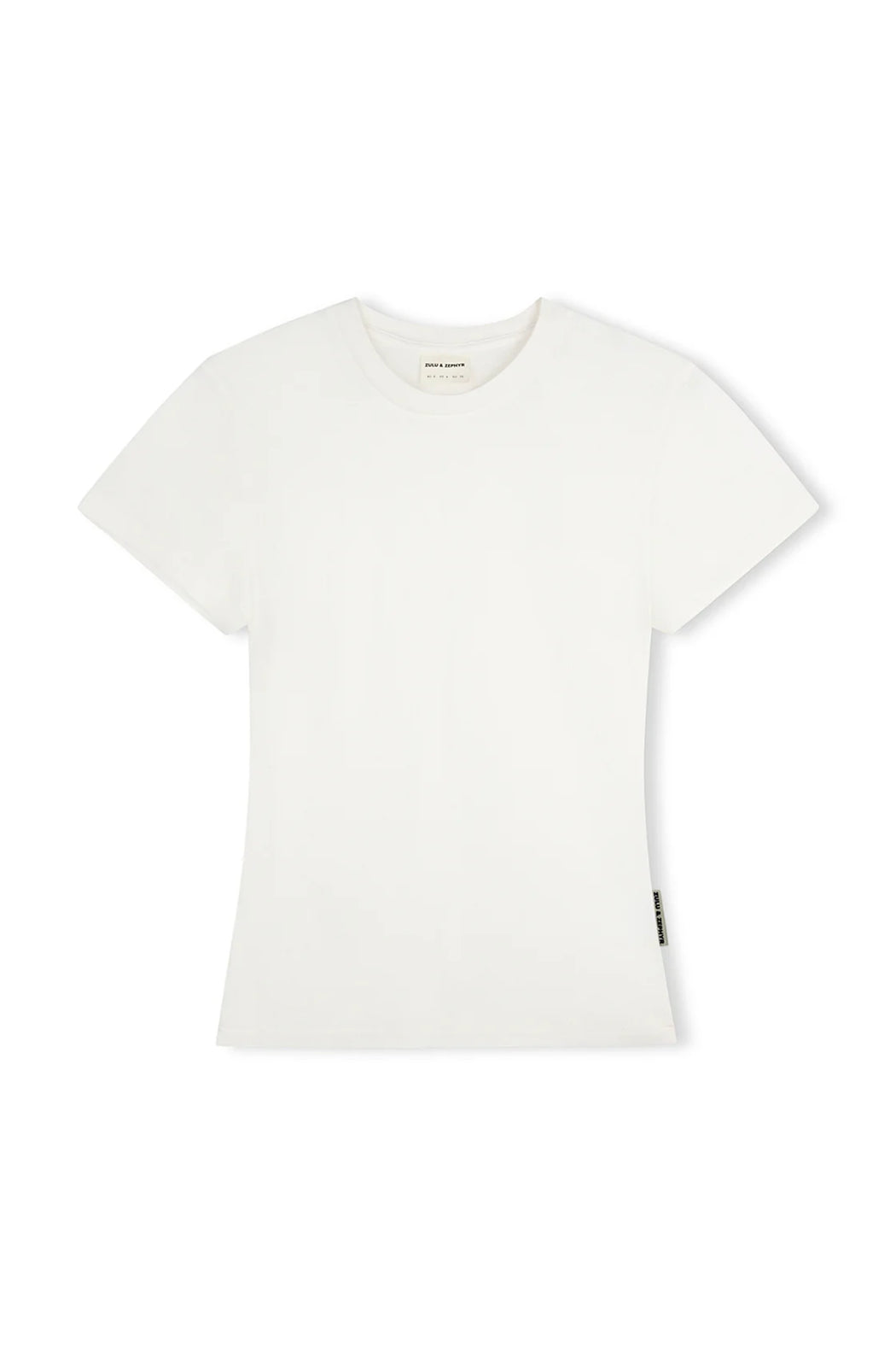 Rib Hemp Jersey T-Shirt | White