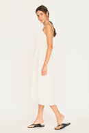 Alba Dress | White Linen