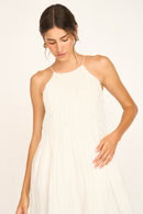 Alba Dress | White Linen