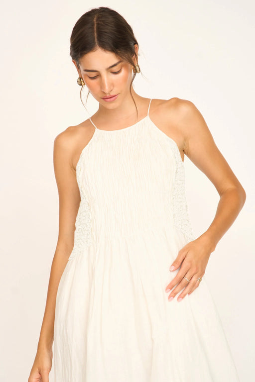 Alba Dress | White Linen