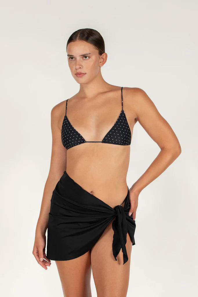 Aren Mini Beach Sarong l Noir