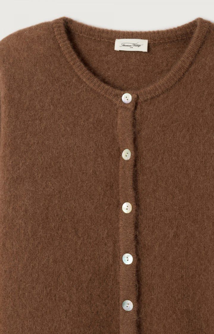 Womens Cardigan Vitow | Chocolate Melange