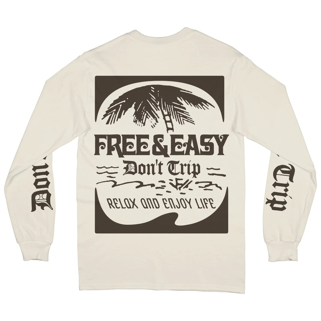 Beach Club Long Sleeve Tee | Natural