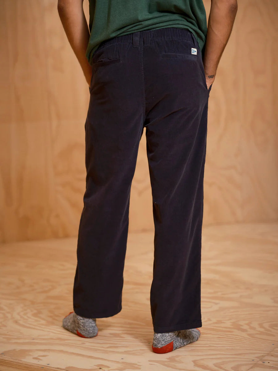 Boat Pants |  Black Corduroy