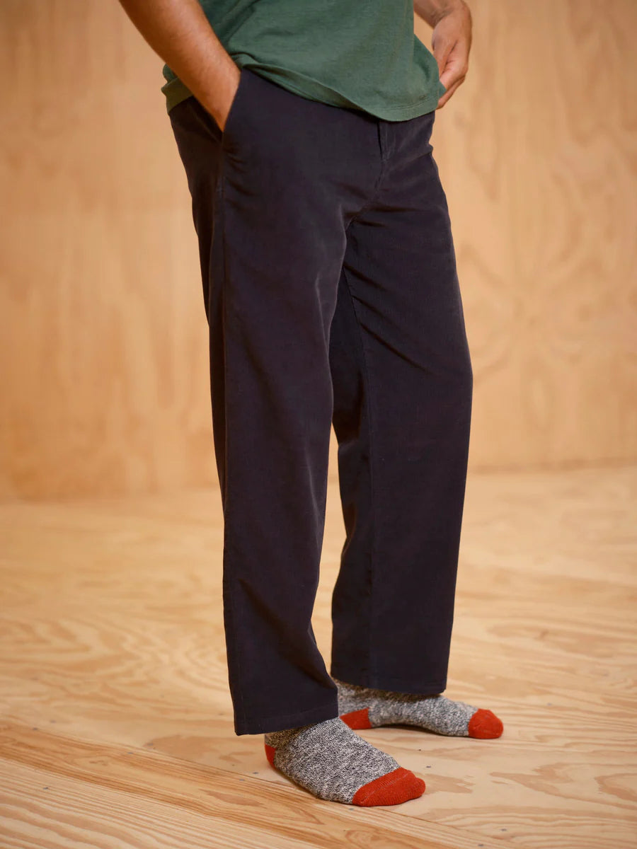 Boat Pants |  Black Corduroy